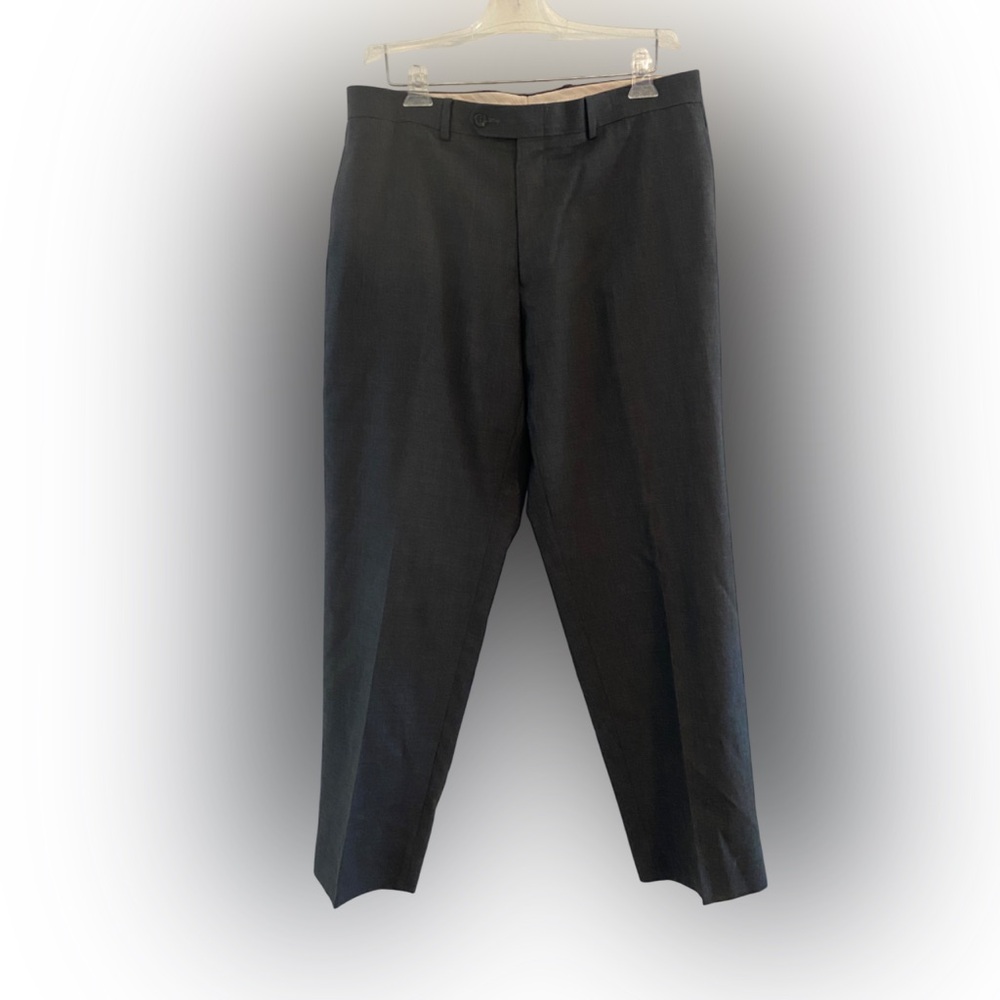 Ralph Lauren Total Comfort Wool Dress Pants Dark Grey Size 34x30